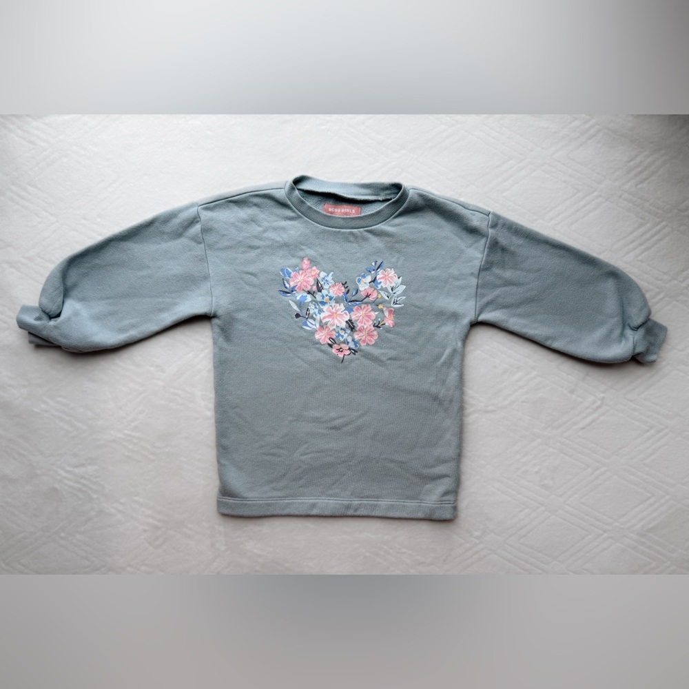 Kids Blue Floral Top